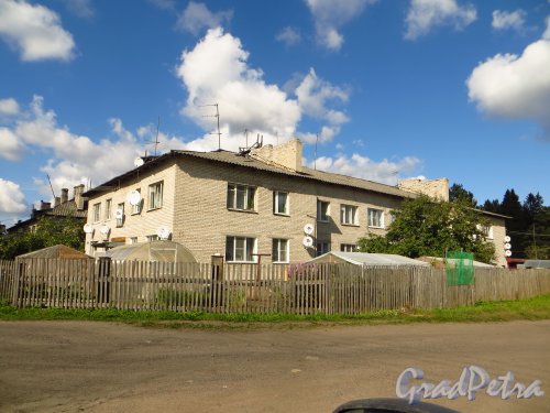 Ленинградская область, Выборгский район, поселок станции Вещёво, дом 19. Фото 6 сентября 2014 года.