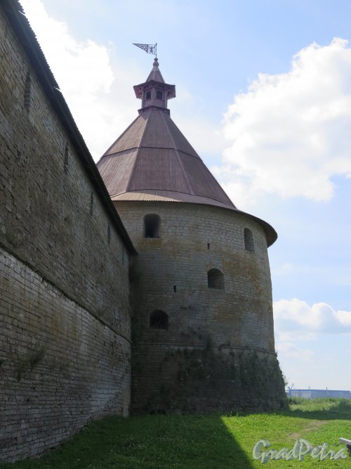 Шлиссельбург, г. Крепость Орешек. Головина башня. фото август 2015 г.
