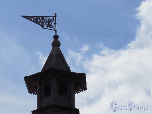 Шлиссельбург, г. Крепость Орешек. Головина башня. Навершие башни с флюгером. фото август 2015 г.