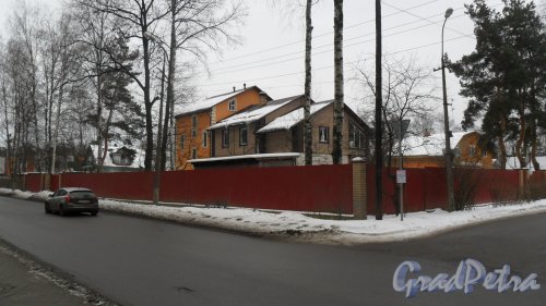 Всеволожск, улица Преображенского, дом 78. Вид дома с улицы Плоткина. Фото 4 марта 2016 года.