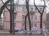 Г. Пушкин, Октябрьский бульвар, дом 45 (Госпитальная ул., дом 38). Общий вид здания. Фото 1 марта 2014 г.