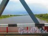 Река Волхов. Вид с моста на шоссе Санкт-Петербург-Тихвин. фото август 2014 г.