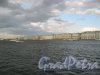Вид на акваторию Невы с Биржевой площади в сторону Дворцовой набережной. Фото 18 июня 2016 г.