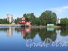 Ольгинский пруд, Вид пруда со спасательной станцией. фото август 2015 г.
