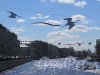 Река Фонтанка в оформлении к Празднику Победы. фото май 2017 г.