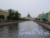 Участок реки Мойки от Поцелуева моста до Почтамтского моста. фото июль 2017 г.