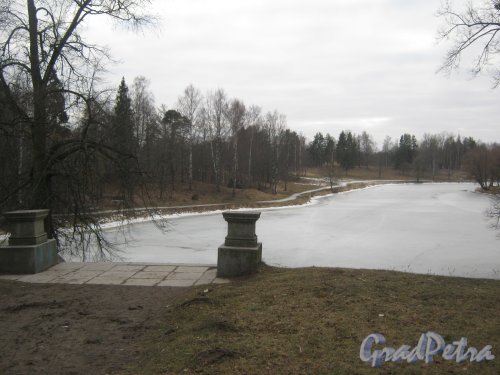 г. Павловск, река Славянка у парка Мариенталь. Фото 5 марта 2014 г.
