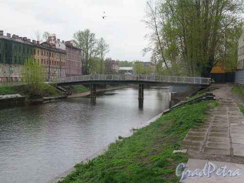 Река Пряжка и Бердов мост. фото май 2015 г.