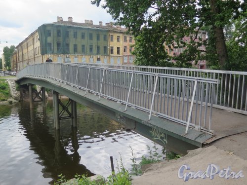 Вид на реку Пряжка, Бердов мост и Мясную ул. фото июнь 2015 г.
