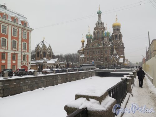 Канал Грибоедова зимой. фото февраль 2016 г.