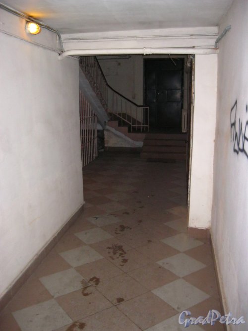 11-я линия В.О., дом 24, литера А, лестница № 3. Холл. Фото 3 февраля 2013 года.
