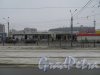 Снос торговых павильонов у станции метро «Проспект Большевиков». Вид со стороны улицы Коллонтай. Фото 9 февраля 2014 года.