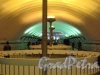 Cтанция метро «Спортивная». Общий вид подземного вестибюля (верхний уровень). Фото март 2014 г.