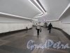 Cтанция метро «Спортивная». Вид прохода между станциями «Спортивная-1» «Спортивная-2». Фото Февраль  2018 г.