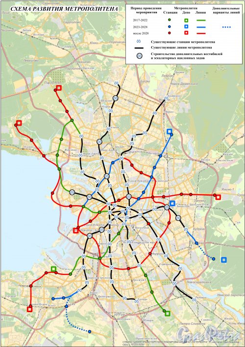 Концепции развития транспортной системы Санкт-Петербурга 2017-2038 гг (перспектива до 2048г.)