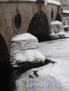 Прачечный мост зимой. Фрагмент. Фото январь 2011 г.
