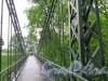 Макаровский мост (Кронштадт). Макаровский пешеходный мост, в створе Красной ул.  Вид на пешехолную часть. фото июнь 2015 г.