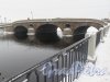 Прачечный мост зимой. Вид со стороны Фонтанки. Фото февраль 2016 г.
