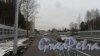 Поклонногорский путепровод. Вид с Выборгского района Санкт-Петербурга. Фото 1 января 2018 года. 