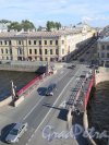 Красный мост и Гороховая улица из окна Универмага «У красного моста». фото август 2016 г.