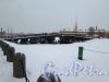 Кронверкский мост, 1938, инж. П. П. Степанов. Общий вид с Мытнинской набережной. фото февраль 2018 г.