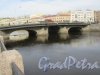Мост Белинского. Общий вид моста от д. 7 по набережной Фонтанки. фото апрель 2018 г.