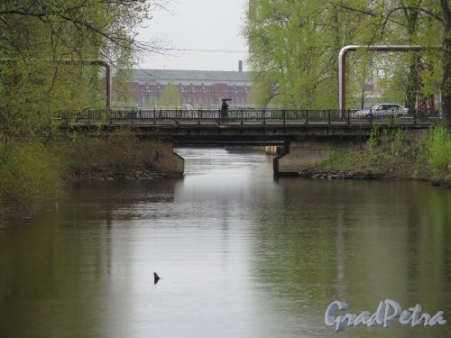 Подзорный мост через реку Пряжку (Сальнобуянский канал). фото май 2015 г.