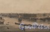 Перспектива Дворцовой набережной в начале XIX века. Фрагмент «Panoramic view of St. Petersburg, dedicated by permission to his Imperial Majesty Alexander 1st. by his much obliged humble servant J.A. Atkinson». 1805-1807 годы.