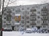 Лен. обл., Выборгский р-н, г. Приморск, наб. Юрия Гагарина, дом 7. Общий вид со стороны фасада. Фото 7 декабря 2013 г.