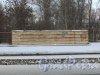 набережная Обводного канала, дом 9, литера А. Фрагмент ограды. Фото 5 января 2016 года.