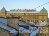 В.О., Наб. Адмирала Макарова, д. 30 / Малый пр. В.О., д. 1. Фрагмент здания. Вид с крыши дома 26. Фото 30 декабря 2015 г.