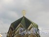 набережная канала Грибоедова, дом 2а, литера Л. Навершие часовни-ризницы Иверской иконы Божией Матери. Фото 20 октября 2016 года.