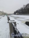 Наб. реки Фонтанки. Вид Прачешного моста к Михайловскому Замку зимой. фото февраль 2016 г.