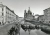 Набережная канала Грибоедова, дом 4. Фасад Михайловского театра со стороны канала Грибоедова до реконструкции. Фото 1907 года.