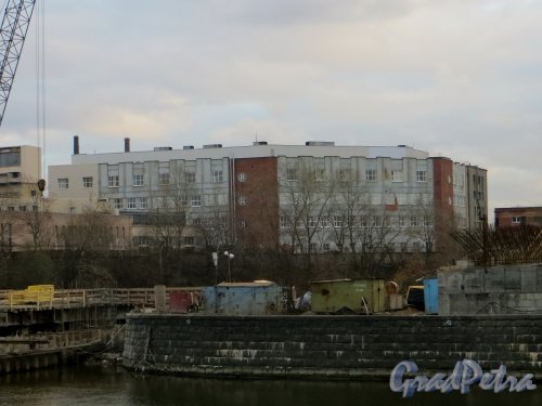 Набережная Обводного канала, дом 14, литера Ж. Фото 1 ноября 2014 года.