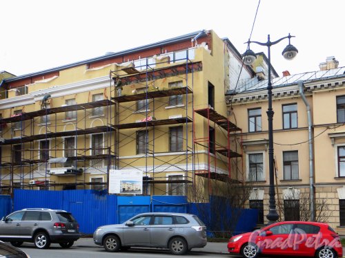 Оформление фасада жилого комплекса «Гранвиль» на набережной Лейтенанта Шмидта, дом 21. Фото 23