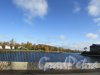 Лен. обл., г. Выборг, Петровская набережная. Вид с Крепостного моста. Фото 20 октября 2023 года.