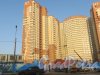 Строительство корпуса жилого комплекса «Южный» на пересечение улицы Орджоникидзе с проспектом Космонавтов. Фото 20 ноября 2014 года