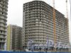 Пр. Героев, ЖК «Огни Залива». Одно из строящихся зданий. Фото 22 февраля 2015 г.