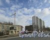 Строительство жилого комплекса «ЗимаЛето». Вид со стороны проспекта Энергетиков. Фото 20 марта 2016 года.