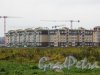 Строительство ЖК «Пушгород» в рамках проекта «На Царскосельских холмах». Фото 30 октября 2016 года.