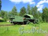 Форт «Красная Горка». Железнодорожный артиллерийский транспортер ТМ-1-180 (180 мм). Фото 20 июня 2016 года.

