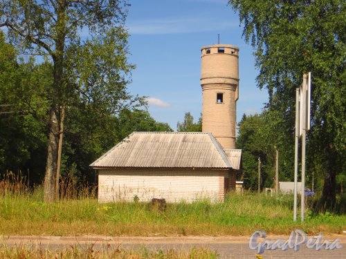 Водонапорная башня в деревне Белогорка. Фото 2 августа 2014 года.