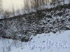 Остров Твердыш (Выборг). Крепость Анненкрон, 1730-40-е гг. Склон равелина зимой. фото февраль 2016 г.