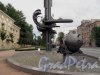 Рижский проспект у д. 51. Монумент в честь столетия подводных сил России. Фото июль 2011 г.
