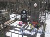 Захоронение В.М. и Н.В. Цветковых на Богословском кладбище. Фото февраль 2014 г.