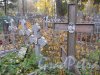 Пос. Стрельна, Стрельнинское кладбище. Захоронение В.И. Иванова. Фото 16 октября 2014 г.