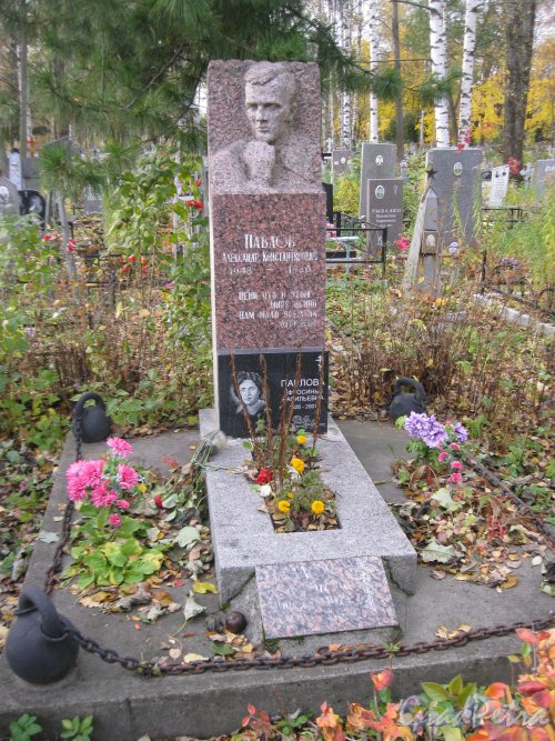 Пос. Стрельна, Стрельнинское кладбище. Захоронение семьи Павловых