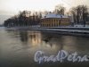 Летний сад. Летний дворец Петра I зимой. Вид с Прачечного моста. Фото январь 2011 г.  
