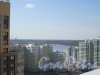 Вид на Лахтинский разлив и Юнтоловский заказник с крыши дома 2 по Лыжному пер. Фото 18 апреля 2014 г.

